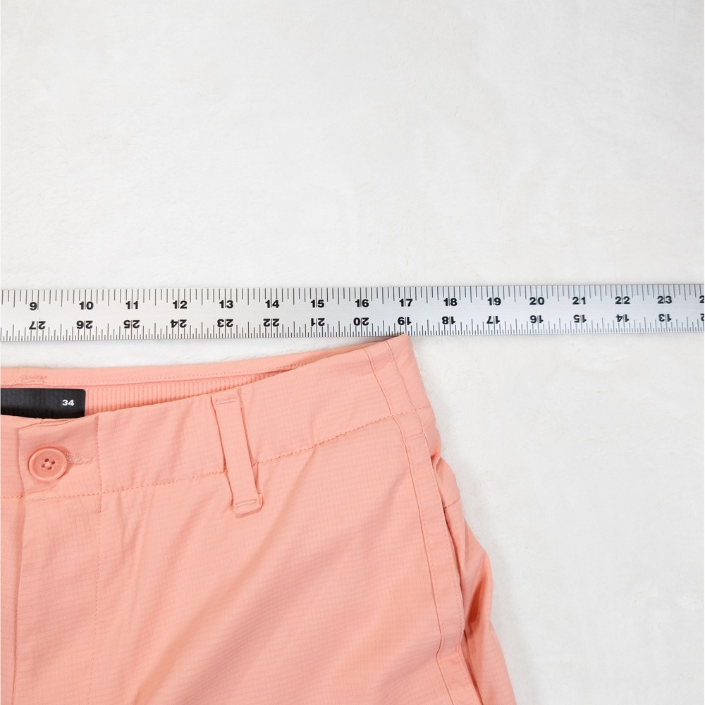 Under Armour Iso-Chill Airvent Mens Golf Shorts 34 Salmon Pink 1361908 - Picture 3 of 9